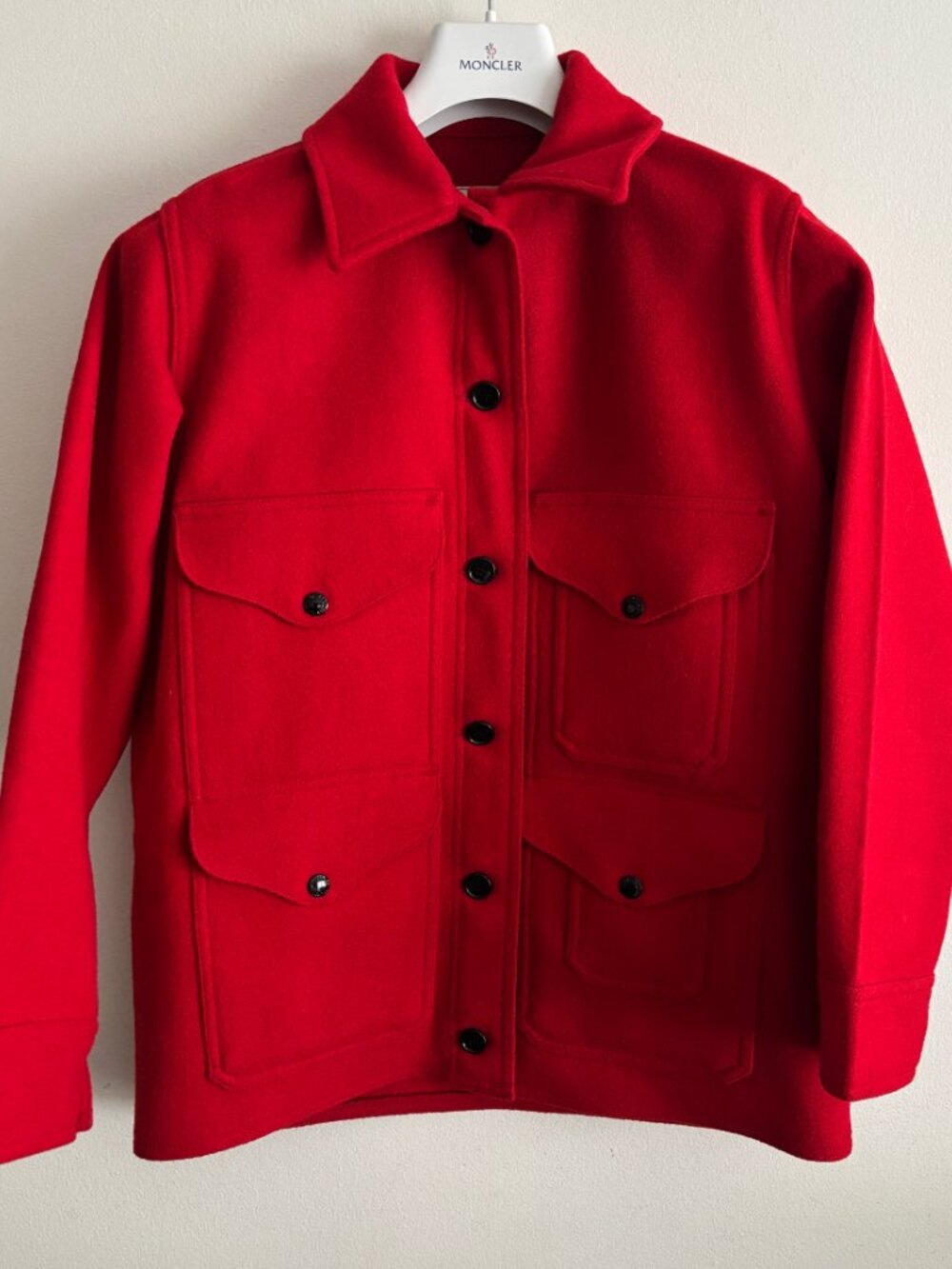 RARE Filson Women’s Red Mackinaw Cruiser Wool Jacket - Size 12/ Large